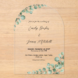 Eukalyptus Greenerity Acryleinladungen