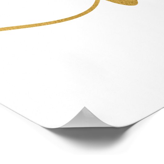 Eukalyptus Greenerity Begrüßungszeichen Poster (Ecke)