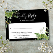 Eukalyptus Greenerity Black and White Wedding