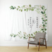 Eukalyptus Greenerity Blätter Arch Wedding Backdro Wandteppich (Beispiel (Horizontal))