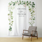 Eukalyptus Greenerity Blätter Arch Wedding Backdro Wandteppich (Beispiel)