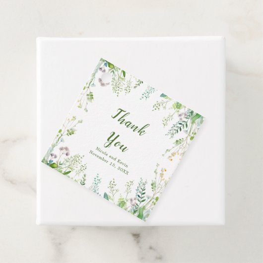 Eukalyptus Greenerity Blätter Wedding Geschenkanhänger (Beispiel)