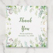 Eukalyptus Greenerity Blätter Wedding Geschenkanhänger (Vorderseite)