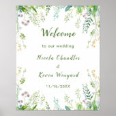 Eukalyptus Greenerity Blätter Wedding Poster (Vorne)