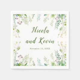 Eukalyptus Greenerity Blätter Wedding Serviette