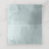 Eukalyptus Greenerity Branches Watercolor Wedding Platzkarte (Innenseite Aufgefaltet)