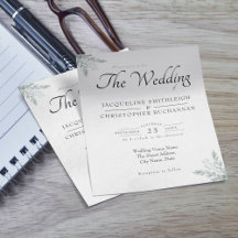 Eukalyptus Greenerity Budget Einladung Hochzeit