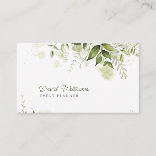 Eukalyptus Greenerity Business Card Visitenkarte (Vorderseite)