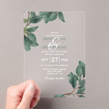 Eukalyptus Greenerity Clear Transparent Wedding