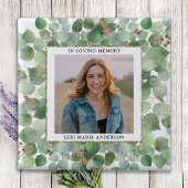 Eukalyptus Greenerity Foto Gedenkfeier Beerdigung Button