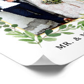 Eukalyptus Greenerity Gold Frame Foto Poster (Ecke)