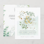 Eukalyptus Greenerity Gold Wedding QR CODE IN (Vorne/Hinten)