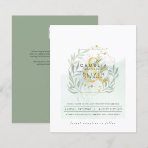 Eukalyptus Greenerity Gold Wedding QR CODE IN