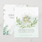 Eukalyptus Greenerity Gold Wedding QR CODE IN (Vorne/Hinten)