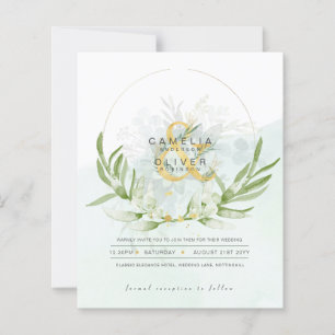 Eukalyptus Greenerity Gold Wedding QR CODE IN