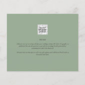 Eukalyptus Greenerity Gold Wedding QR CODE IN Flyer (Hinten)