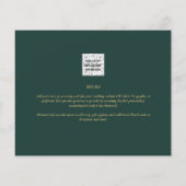Eukalyptus Greenerity Gold Wedding QR CODE IN Flyer (Hinten)