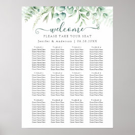 Eukalyptus Greenerity Hochzeitscharakter Poster