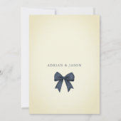 Eukalyptus Greenerity Hochzeitsempfang Einladung (Rückseite)