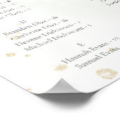 Eukalyptus Greenerity Hochzeitstabelle Poster (Ecke)