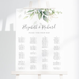 Eukalyptus Greenerity Hochzeitstabelle Poster