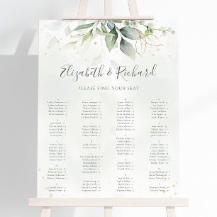 Eukalyptus Greenerity Hochzeitstabelle Poster