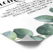 Eukalyptus Greenerity im Zeichen des Gedächtnisses Poster (Ecke)