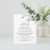 Eukalyptus Greenerity Informationen Begleitkarte (Stehend Vorderseite)