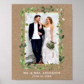 Eukalyptus Greenerity Kraft Gold Foto Poster (Vorne)