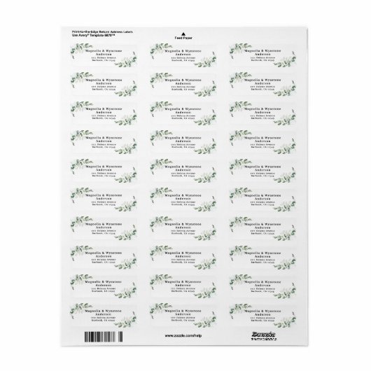 Eukalyptus Greenerity Rücksendeadresse (Vorne)