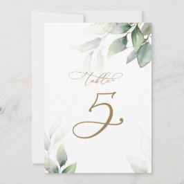 Eukalyptus Greenerity Table 5 Hochzeitliche Tischn Einladung