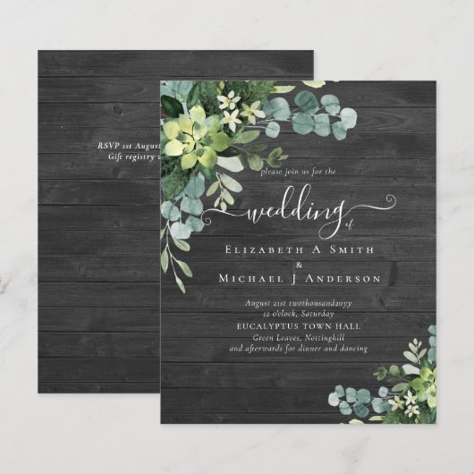 Eukalyptus Greenerity Wedding (Vorne/Hinten)