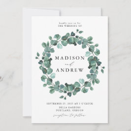 Eukalyptus Greenerity Wedding Einladung