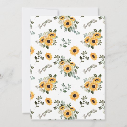 Eukalyptus Greenerity Wedding Einladung (Rückseite)