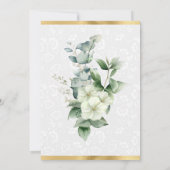 Eukalyptus Greenerity Wedding Einladung (Rückseite)