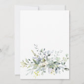 Eukalyptus Greenerity Wedding Einladung (Rückseite)