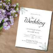 Eukalyptus Greenerity Wedding Einladung Flye Flyer