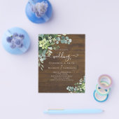Eukalyptus Greenerity Wedding Flyer (Einzeln)