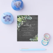 Eukalyptus Greenerity Wedding Flyer (Einzeln)