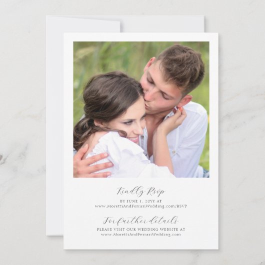 Eukalyptus Greenerity Wedding mit UAWG Einladung (Rückseite)