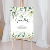 Eukalyptus Greenerity Wedding Open Bar Poster