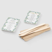 Eukalyptus Greenerity Wedding Program Fächer (Non-assembled)