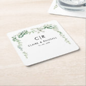 Eukalyptus Greenerity Wedding Rechteckiger Pappuntersetzer (angewinkelt)