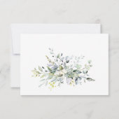 Eukalyptus Greenerity Wedding RSVP Card (Rückseite)