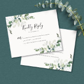 Eukalyptus Greenerity Wedding RSVP Flyer