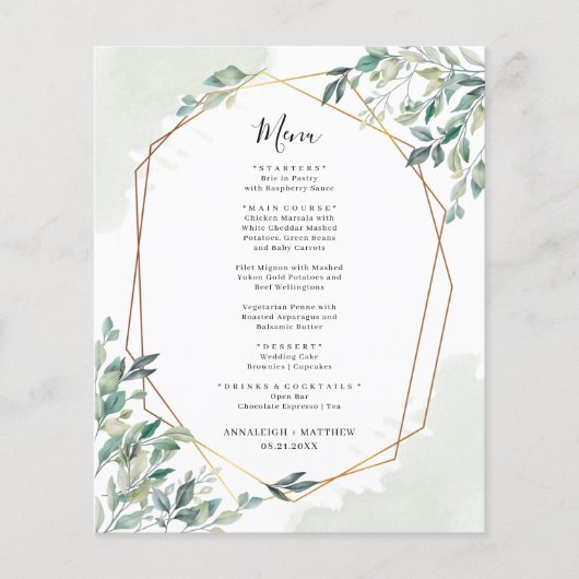 Eukalyptus Greenerity Wedding Wedding Reception Me (Vorderseite)