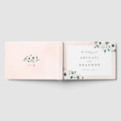 Eukalyptus Greenery Anemone Rustikale Hochzeit Gästebuch (Voll)