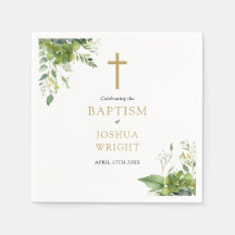 Eukalyptus Greenery Bloral Baptisse Christening