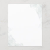 Eukalyptus Greenery Bloral Brautparty (Rückseite)