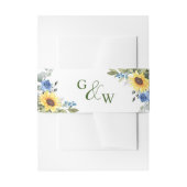 Eukalyptus Greenery Bloral Wedding Einladungsbanderole (Vorderseite Beispiel)